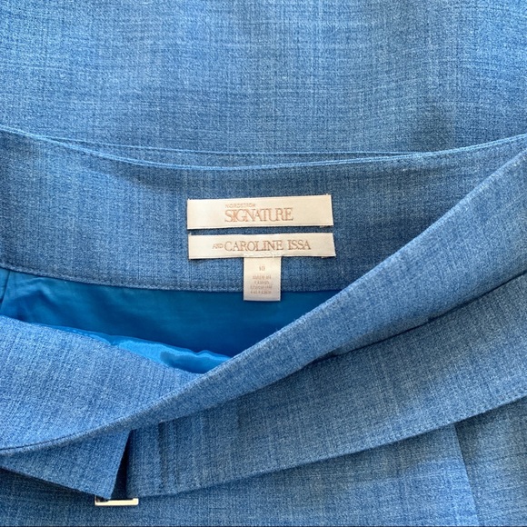 Nordstrom Signature & Caroline ISSA Pleated Skirt - Picture 7 of 8